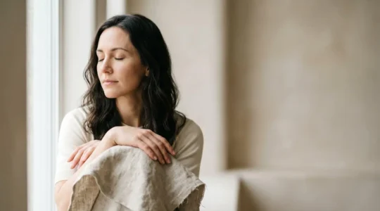 Une personne dans un moment de calme intérieur, métaphore visuelle de la méditation pour un esprit agité