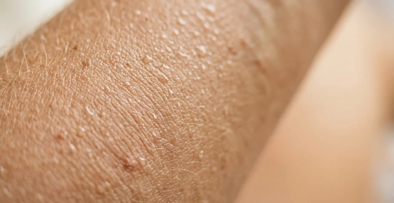 Représentation artistique de l'écosystème microbien cutané et de la barrière protectrice de la peau
