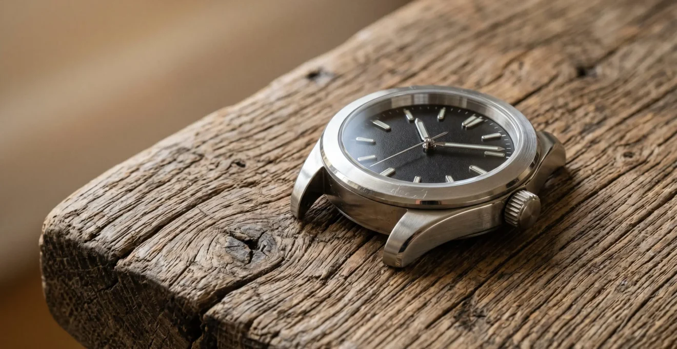Montre de qualité portée au quotidien symbolisant la durabilité et l'intemporalité