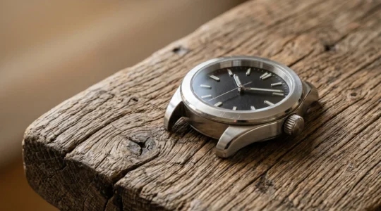 Montre de qualité portée au quotidien symbolisant la durabilité et l'intemporalité